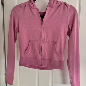 Pink Zip-Up Hoodie